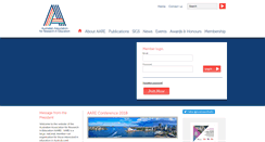 Desktop Screenshot of aare.edu.au